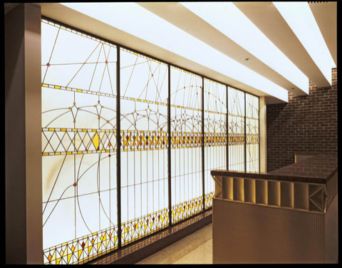 Corporate stained glass 1997