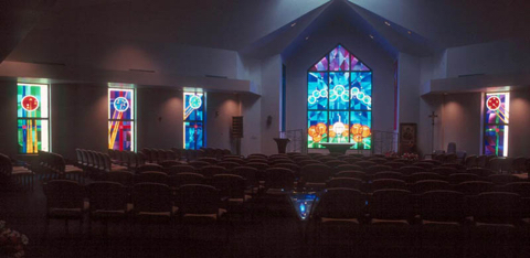 Liturgical stained glass