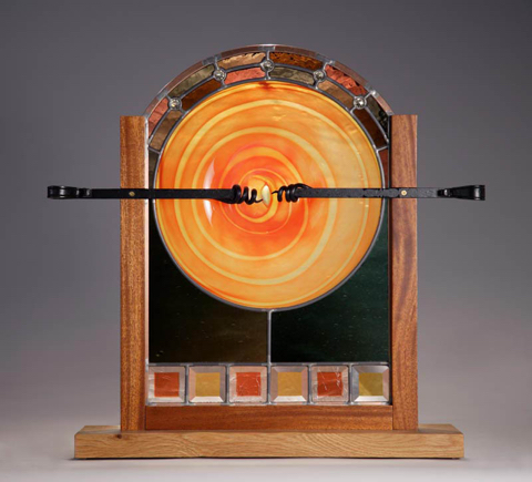 Stained glass sculpture 2007