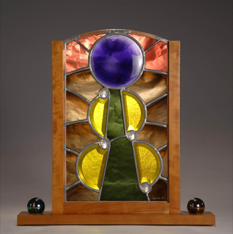 Stained glass sculpture 2007