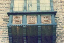 Edgar Miller high-relief ceramic tile